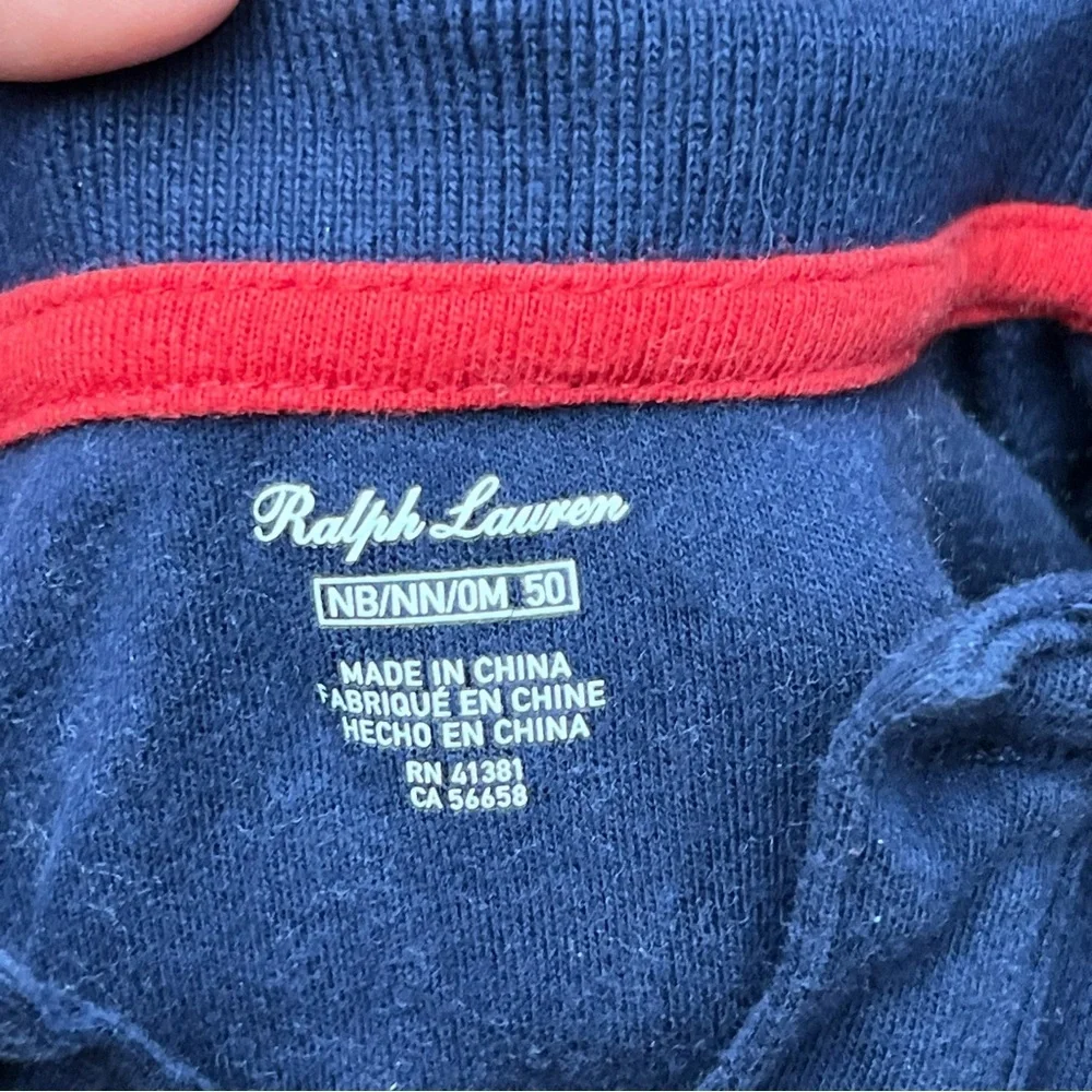 Ralph Lauren Navy‎ Footie
